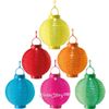 Kaemingk / Solar Powered Lamp Set Chinese Solar Pekin Lanterns 20 cm with Cold White LEDs, 6 pcs, IP44