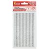 Rhinestones self-adhesive, Round, color silver, 4 mm, 476 PCs., on a substrate, TREASURE ISLAND
