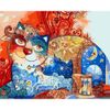 Опт-картина / पेंटिंग Cat
