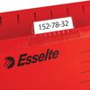Hanging folder A4 (345х240 mm), 300 sheets, SET of 25 PCs, red cardboard ESSELTE "Classic"