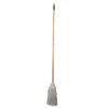 ЛЮБАША / Wooden rope mop, cotton, 120 cm, pile 35 cm