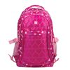 Backpack BRAUBERG youth, "Hearts", nylon, red, 31х12х45 cm
