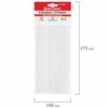 Glue rods, diameter 7 mm, length 200 mm, transparent, set 12 pieces, BRAUBERG, European suspension
