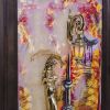Золотая антилопа / Painting "Girl with an umbrella. Autumn" backlit