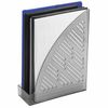 Лоток вертикальный для бумаг BRAUBERG "Standard+", 250х90х300 мм, тонированный серый