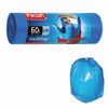 PACLAN / Garbage bags "Multitop" 60 l, with ears, blue, HDPE 14 microns, 60x77 cm, 20 pcs per roll.