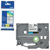 Cartridge for BROTHER TZE231 label printers, 12 mm x 8 m, black font, white background, laminated