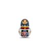 Волховская роспись / Volkhov painting / Small tumbler with a musical mechanism "Volkhov rose №4" with a rosette on a scarf