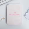 ArtFox / Set: passport cover-cloud and diary-cloud "Flamingo winter party"