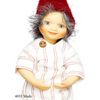 Birgitte Frigast / Porcelain doll Mads, 10 cm