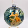 Палех / Palekh / Christmas tree ball "By the pike's command" glass, master Terentyeva