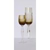 Гусевской Хрустальный завод / Set of crystal glasses "Valencia" olive 6 pieces
