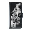 Clutch button mini combo "lion and lioness" black