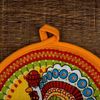 Дымковская глиняная игрушка / Pot holder "Dolyana" with turkey, set of 5 pcs.