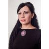 Lace brooch "Renaissance" pink
