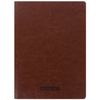 BRAUBERG / Notebook 48 y. in a line smooth leatherette cover, stitching, A5 (147x210mm), BROWN, VIVA / 10 pcs.