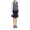 Vest grey with a strap for the correction on the figure in the back for girls