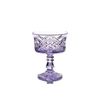 Гусевской Хрустальный завод / Crystal vase for cream "Swedish" light violet