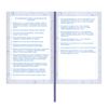 BRAUBERG / Diary for a music school 48 sheets, hard leatherette cover, stamping foil, dark blue / 10 pcs.