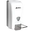 KSITEX / Distributore di sapone liquido, sfuso, azionamento a gomito, bianco, 1 l