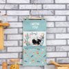 Этель / Textile pocket "I meow you" 2 compartments, 41x20 cm