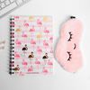 ArtFox / Set diary A5 + sleep mask "Flamingo"