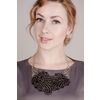 Снежинка / Snowflake / Necklace "Firebird Feather"