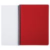 BRAUBERG / Notebook A5, 80 sheets, "Metropolis", plastic spiral, cage, plastic cover, RED / 12 pcs.