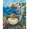 Опт-картина / Paint by number CAKADU 40x50 Veranda on the shore