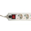 SONNEN / Surge protector U-351, 5 outlets, grounded, switch, overload protection, 10 A, 1.8 m