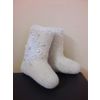Снежинка / Snowflake / Valenki kids with lace