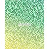 HATBER / Notebook A5, 40 sh., Bracket, cage, glossy lamination, "Rainbow overflow" / 10 pcs.