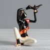 Керамика ручной работы / Figurine "Ethiopian with a lamp" 20 cm