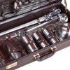 Gift set in a leather case "Bivouac"