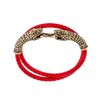 Кудесы / Bracelet "Snakes", red