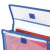 Carpeta para cuaderno UNLANDIA, A5, 2 compartimentos, plástico, solapa de velcro, "Bola en una red"
