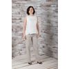 Гипюр / Straight trousers with embroidery "Nizhny Novgorod guipure"