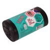 CONCEPT OF HOUSEHOLD / Garbage bags 35 l "Tubus", black, in a roll 20 pcs., LDPE, 25 microns, 42x70 cm, for urns, d - 25, h - 40