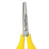 Scissors INLANDIA kite, 125 mm, for left-handed, rubber coating, yellow-purple, Euro slot