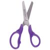 BRAUBERG scissors, 130 mm, ergonomic handle, carton packing with hanger, assorted
