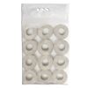 GOOD MOTOK / Toilet paper for household use, soldering 12 pcs. (12 rolls x 44 m), GRAY, on sleeve (economy)