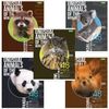 HATBER / Notebook А5 48 p. -ECO, bracket, cage, cardboard cover, "Animals" / 10 pcs.