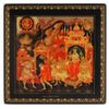 Холуй / Box "The Tale of the Fisherman and the Fish" 15x15x4.5 cm