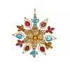Kurts Adler / Decorazione per albero di Natale "Fiocco di neve. Fiore-Gem", 10 cm