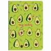 BRAUBERG / Notebook 40 l. checkered cover SoftTouch, beige paper 70 g / m2, stitching, А5 (147х210 mm), CUTE AVOCADO / 10 pcs.
