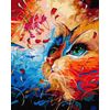 ВанГогВоМне / VanGogVoMne / Paint by number "Cat in abstraction" 40x50 cm