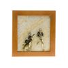 Золотая антилопа / Painting on onyx "Guitarist and Saxophonist"