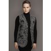 Снежинка / Snowflake / Women's lace vest with an ornament in the form of branches