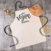 Этель / Apron Vegan mama 70x60 cm, 100% cotton, twill 190 g / m2