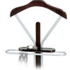 SHEFFILTON / Suit hanger-stand CH-4089, 1090x470x280 mm, metal and wood, dark walnut and silver